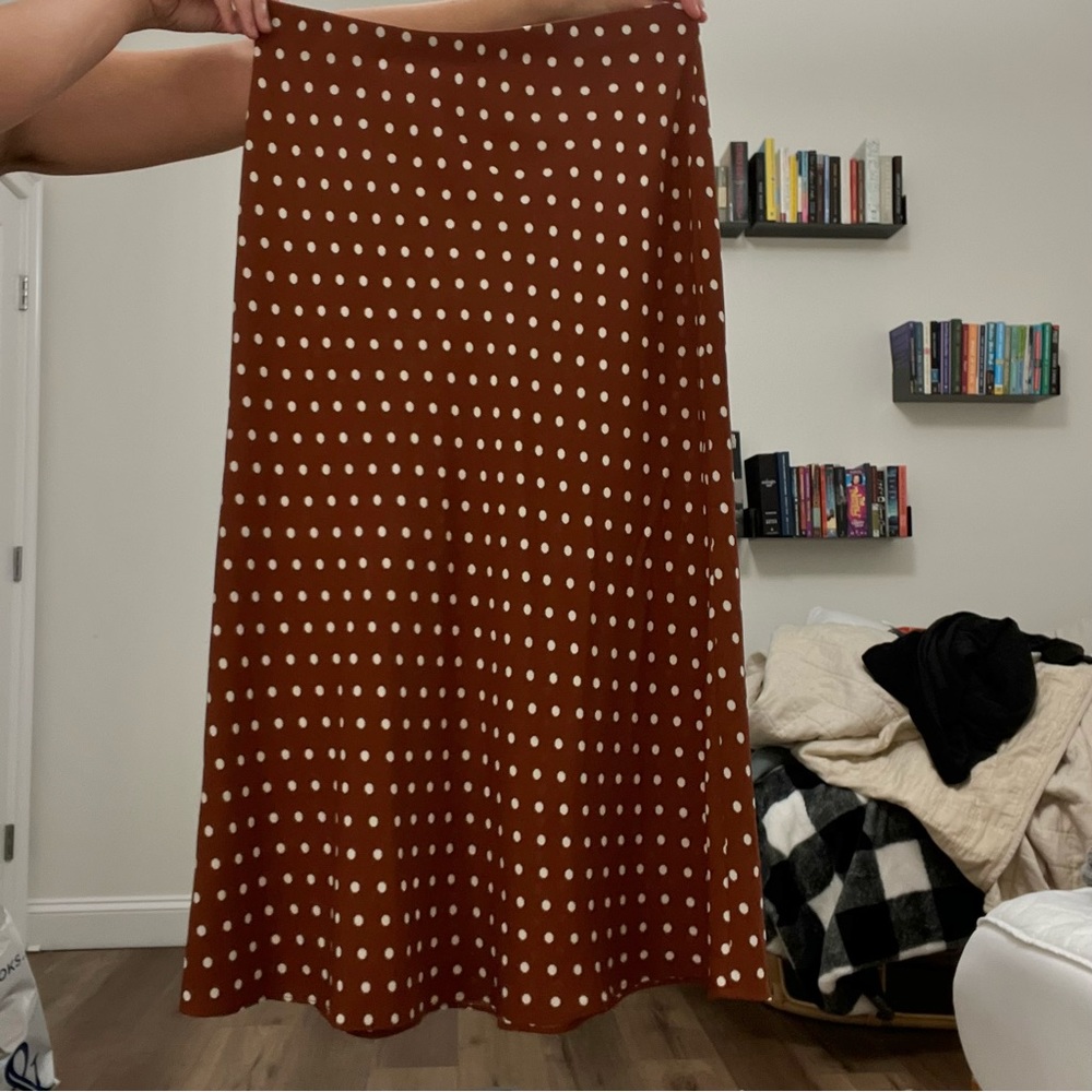 Halogen midi skirt